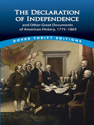 cover image of The Declaration of Independence and Other Great Documents of American History